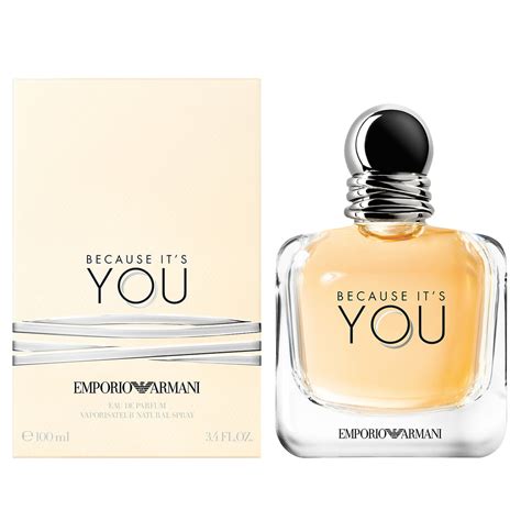 emporio armani because it's you kvepalai|because its you perfume 100ml.